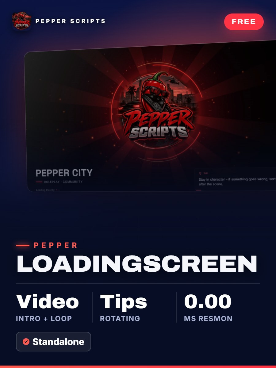 Scripting In Cloud Default package page | Pepper Scripts – Premium FiveM Scripts
