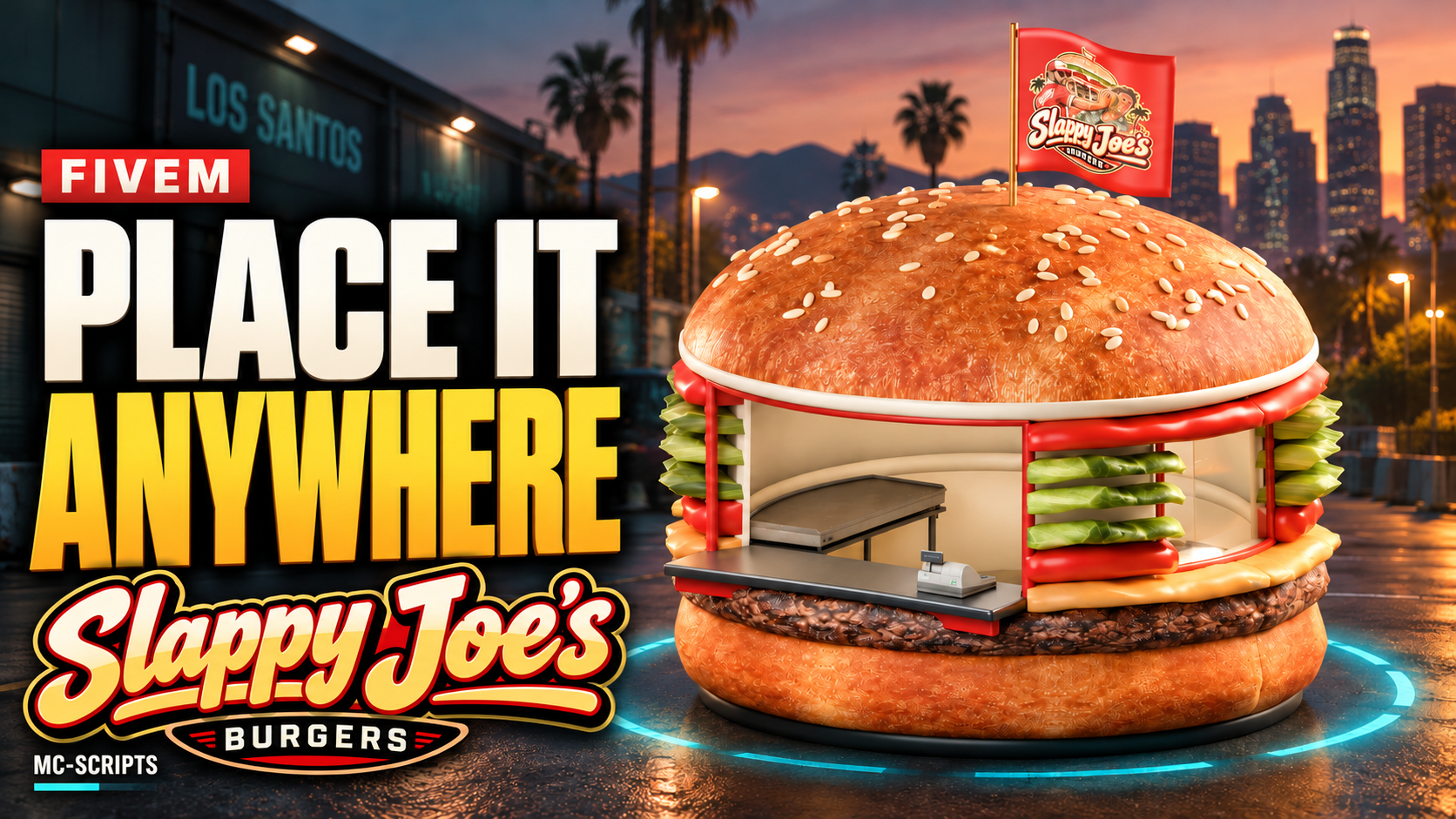 MC BurgerJoint | Slappy Joe’s Placeable Burger Kiosk