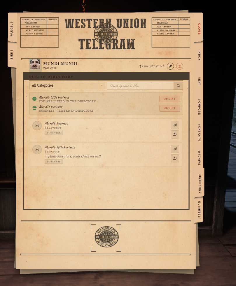 M-Telegrams