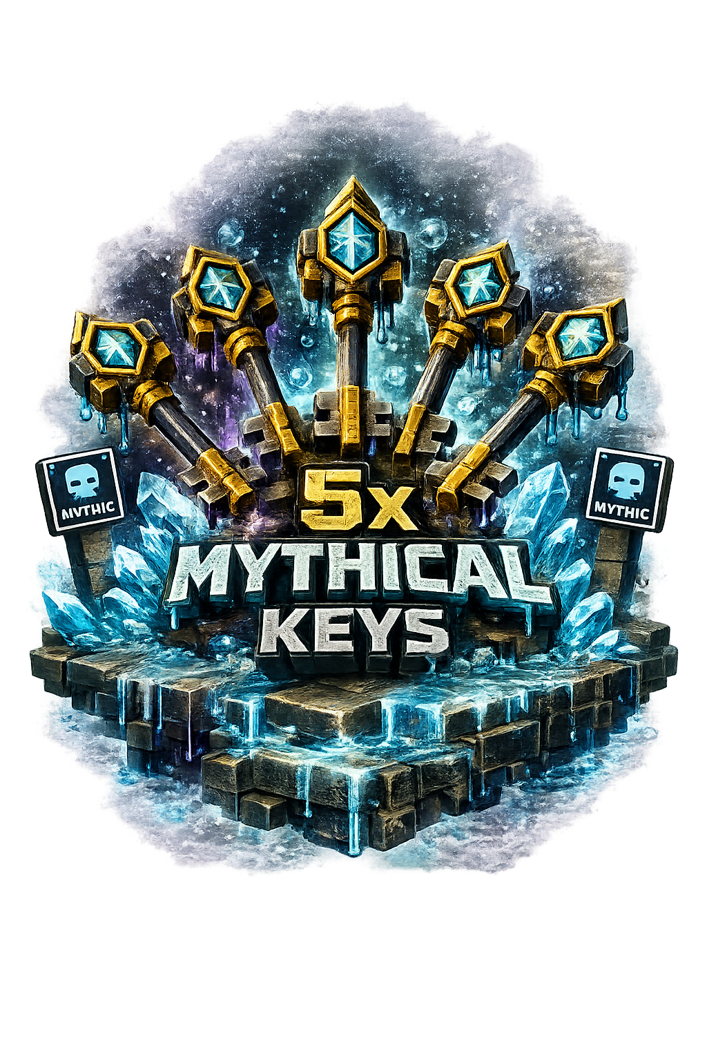 Acid Islands - Mythical Key 5-pack