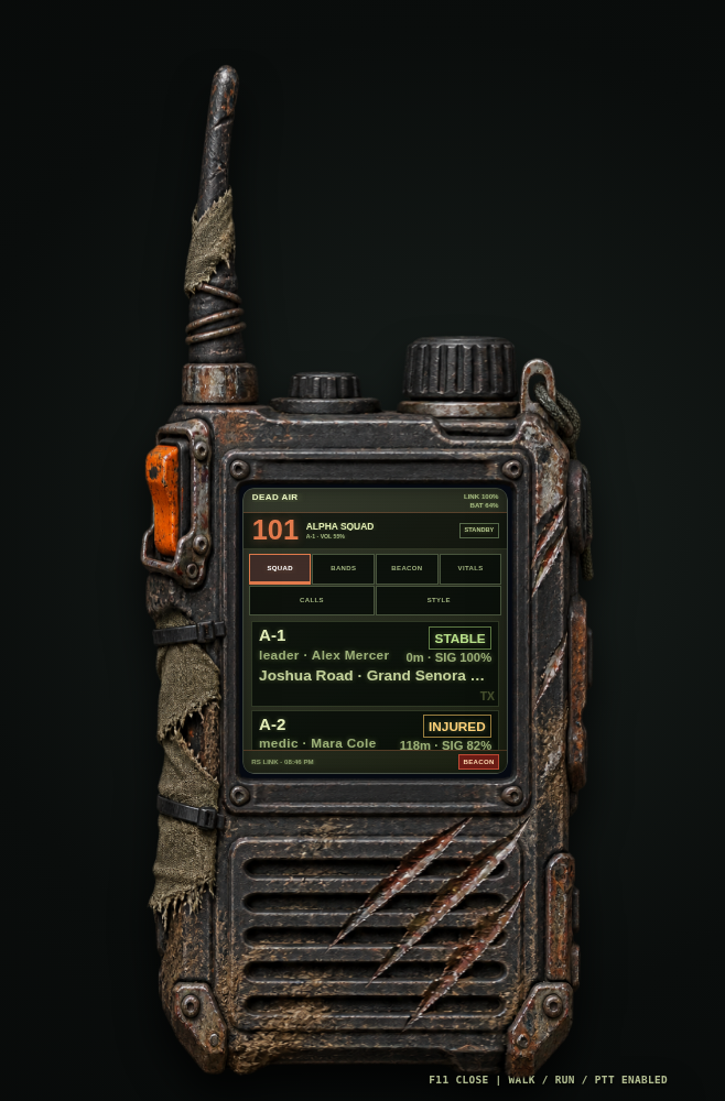 RS Zombie Radio | Recon | Apocalypse | SOS | Zombies | Walkie Talkie Radio