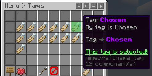 Chosen Tag