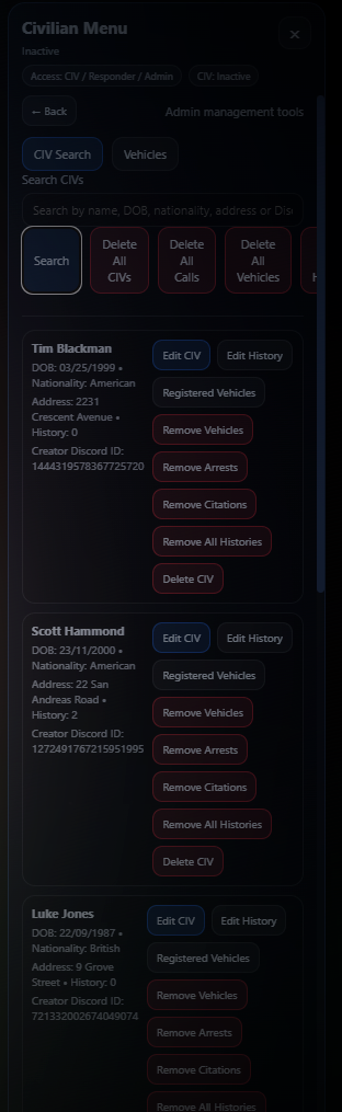 JG Civ System