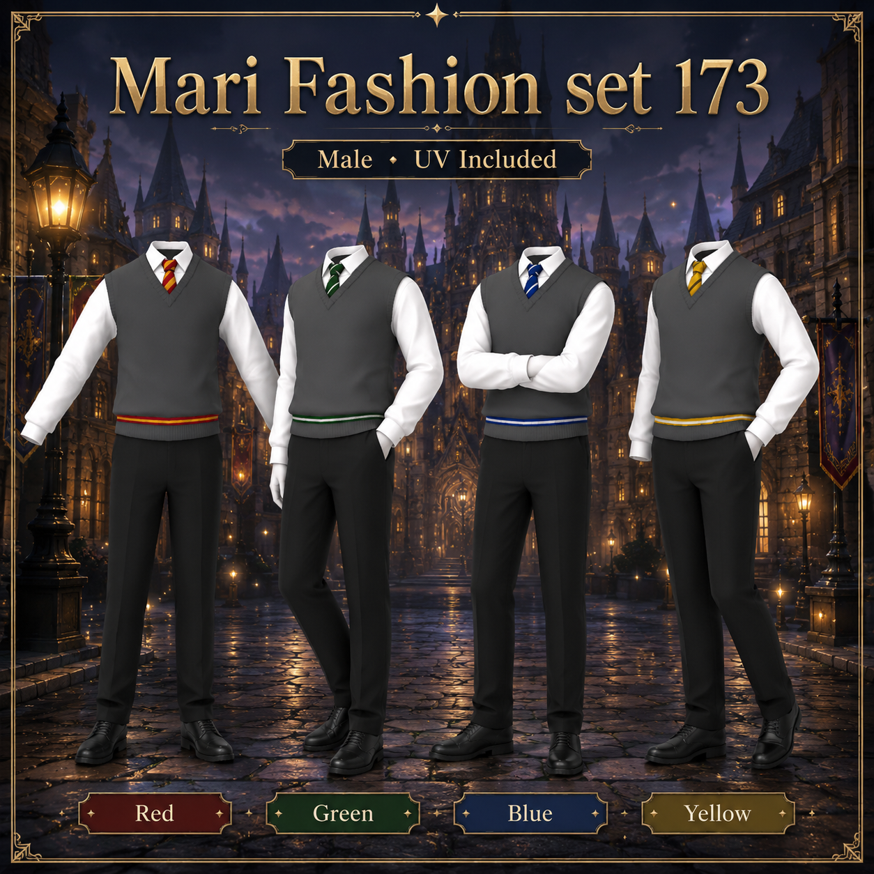 Pack: Cloth Wizard School