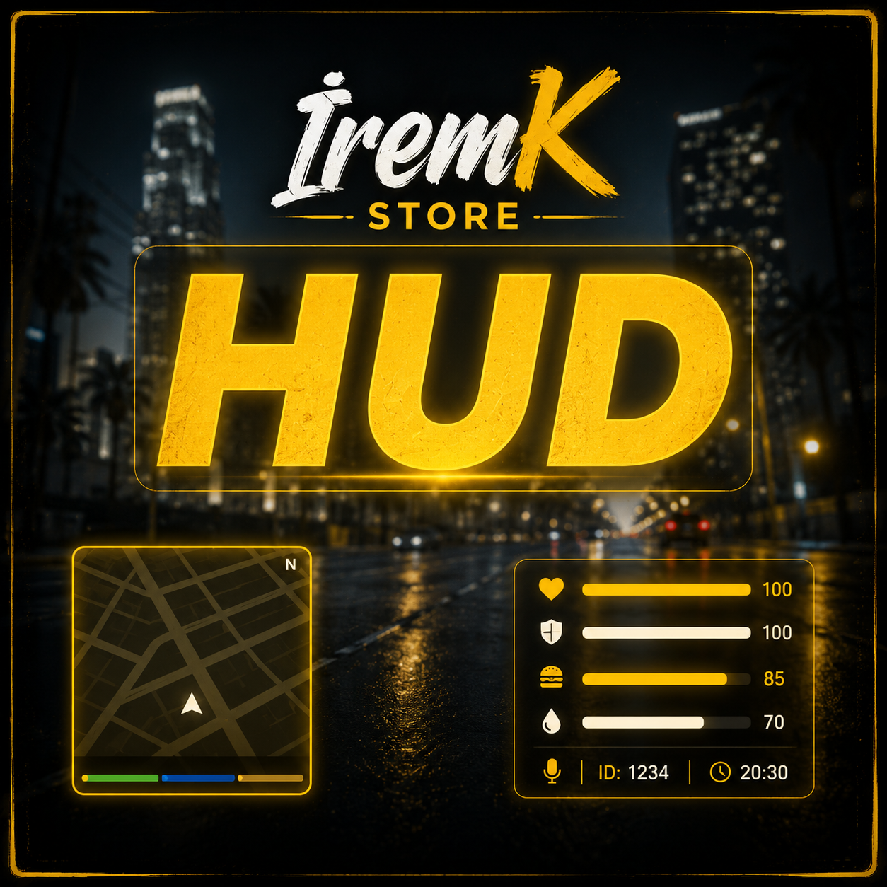 İremK - HUD (Qbox) | L.A. Style