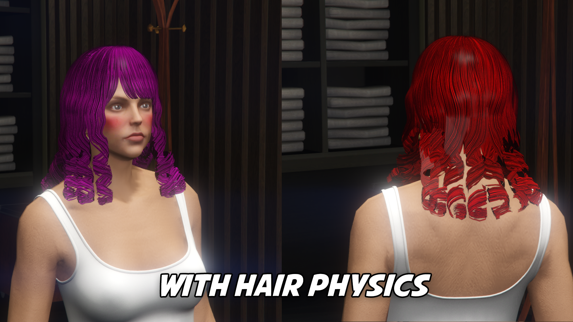 Curly Bangs (+Physics)