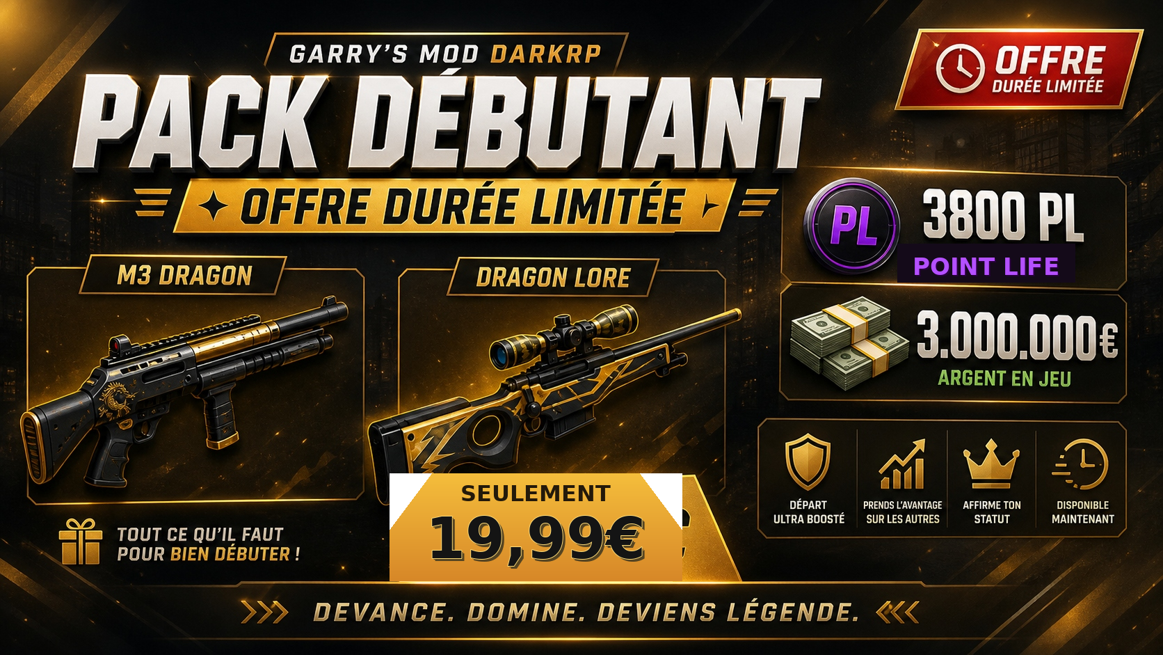 ✊ Pack débutant