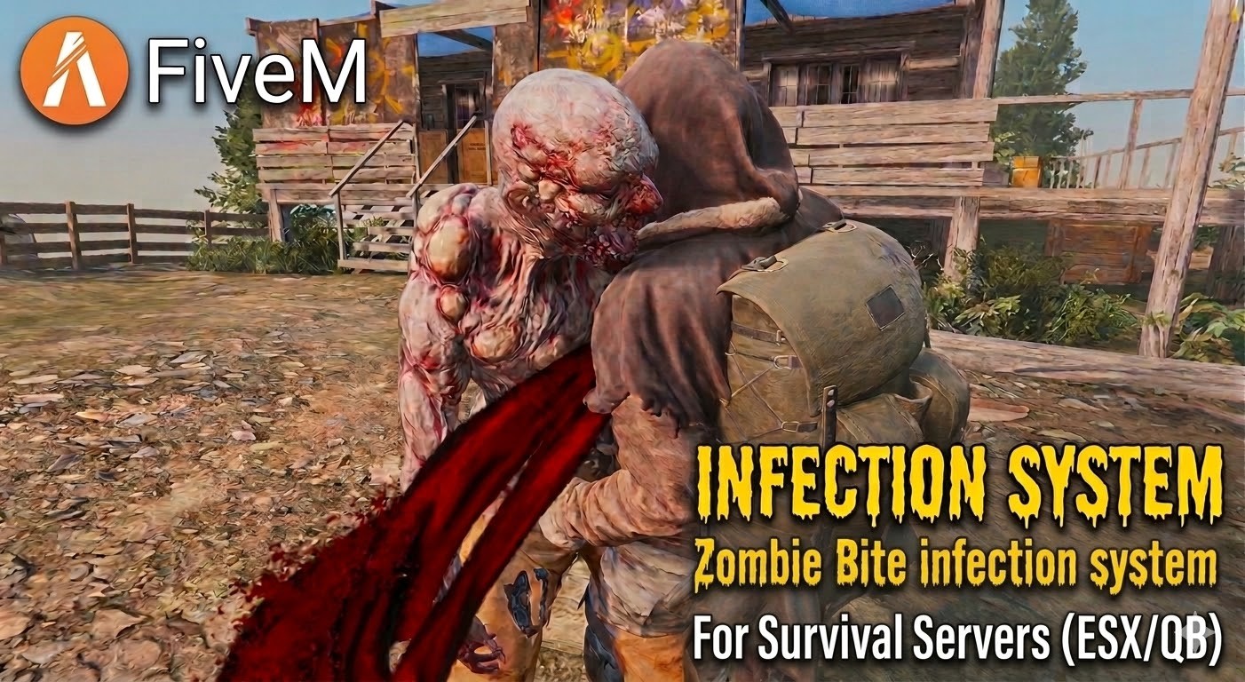 [ESX/QB] ZOMBIE INFECTION SYSTEM