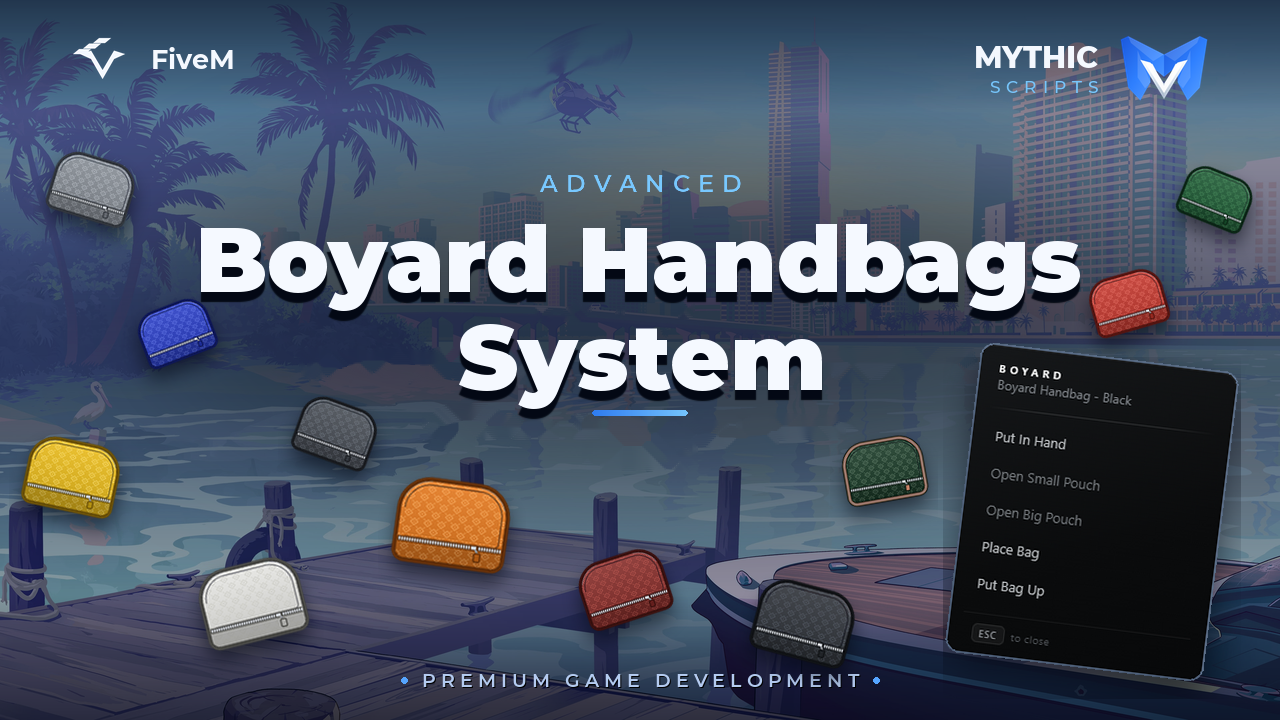 Advanced "Boyard" Handbags System