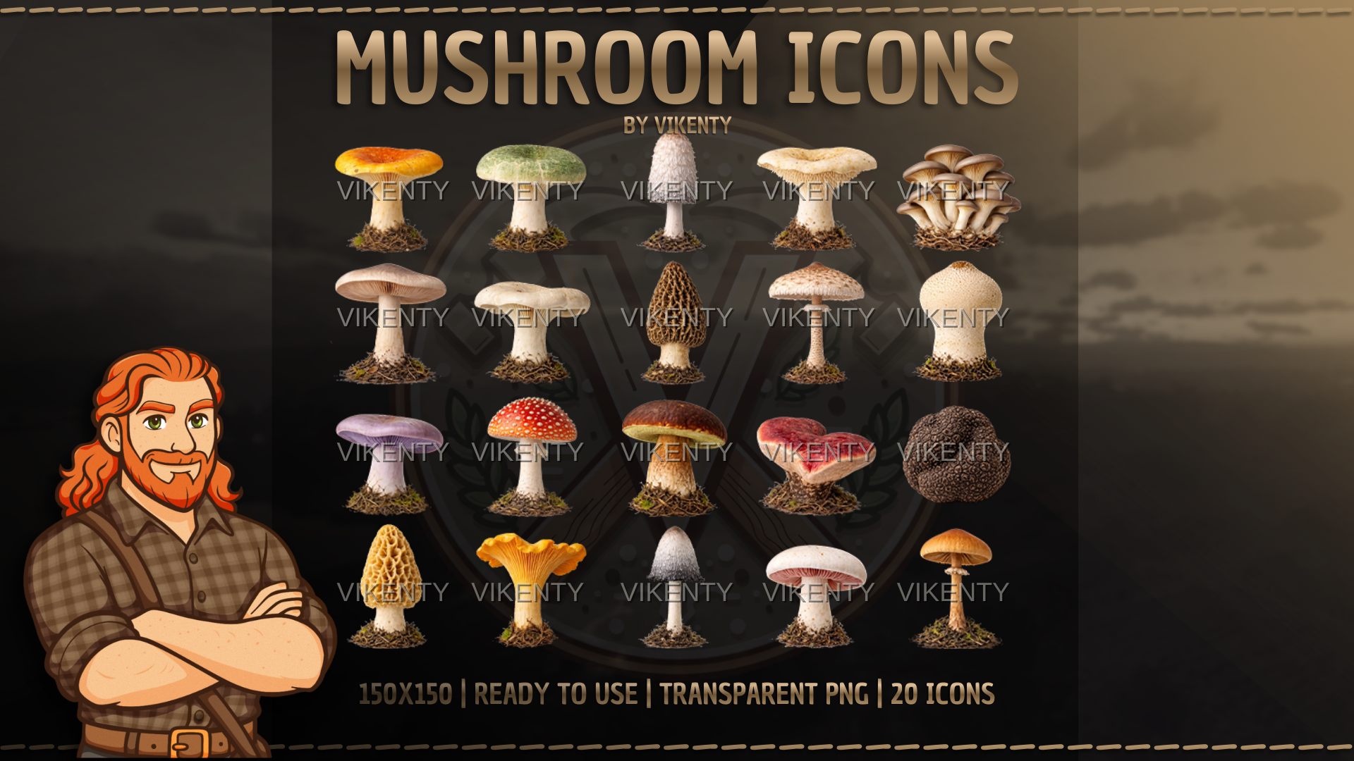 Vegetables Icons x20 | 01