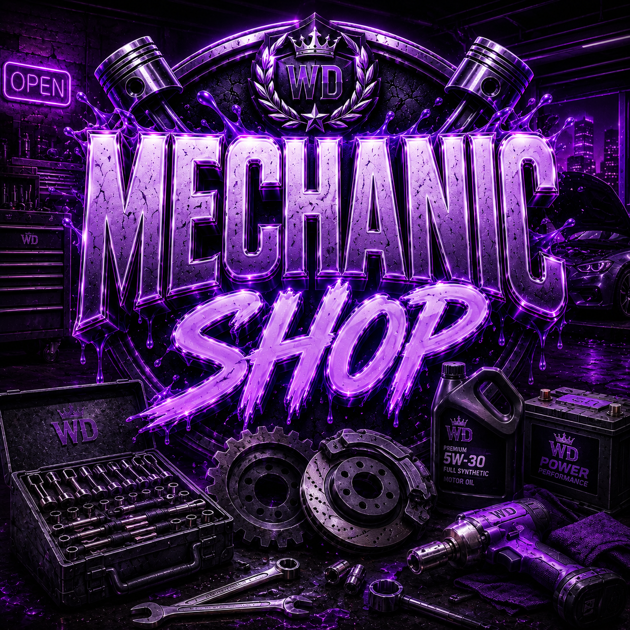 Mechanic Shop Pack