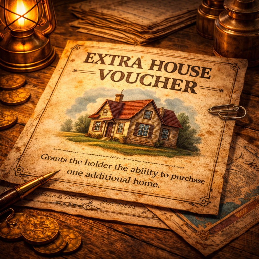 🏚️ Extra House Voucher