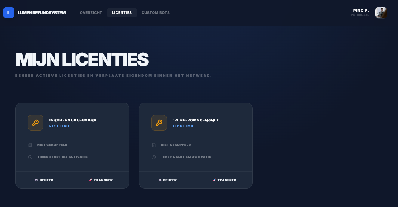 Lumen Refund System — Lifetime