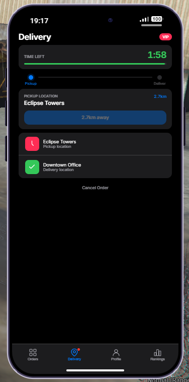 Portis Delivery — Phone-Based Courier App