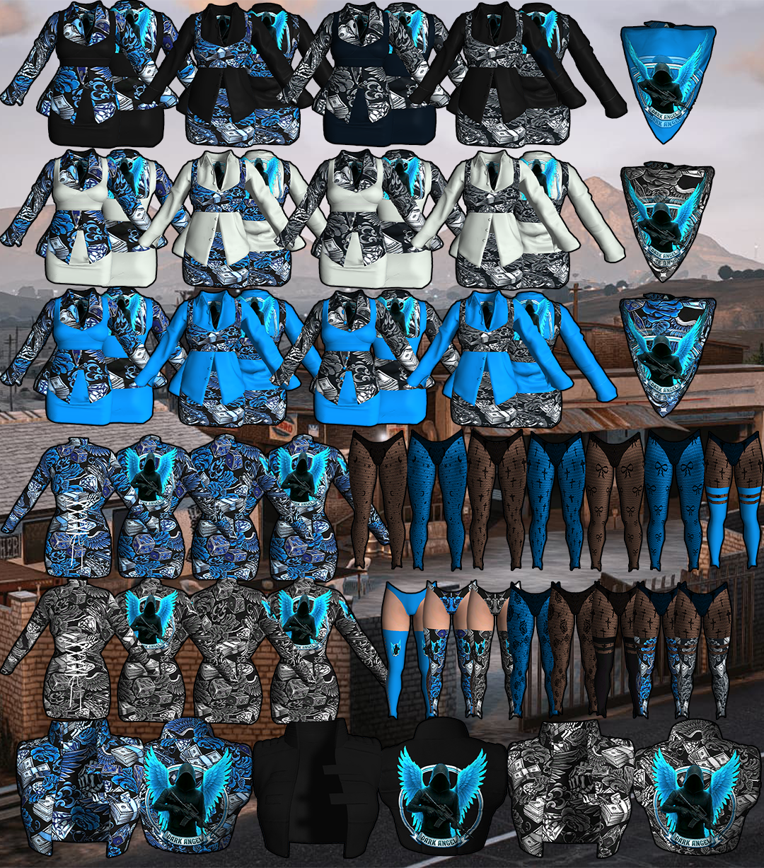 Dark Angel Female Bundle