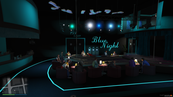 Club Nocturno Blue Night