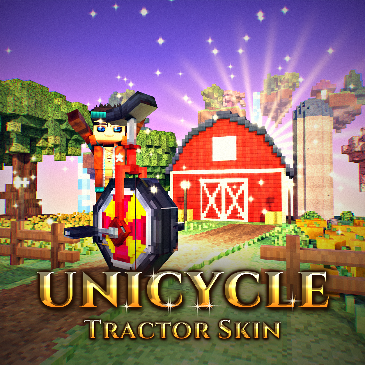 Unicycle Tractor Skin