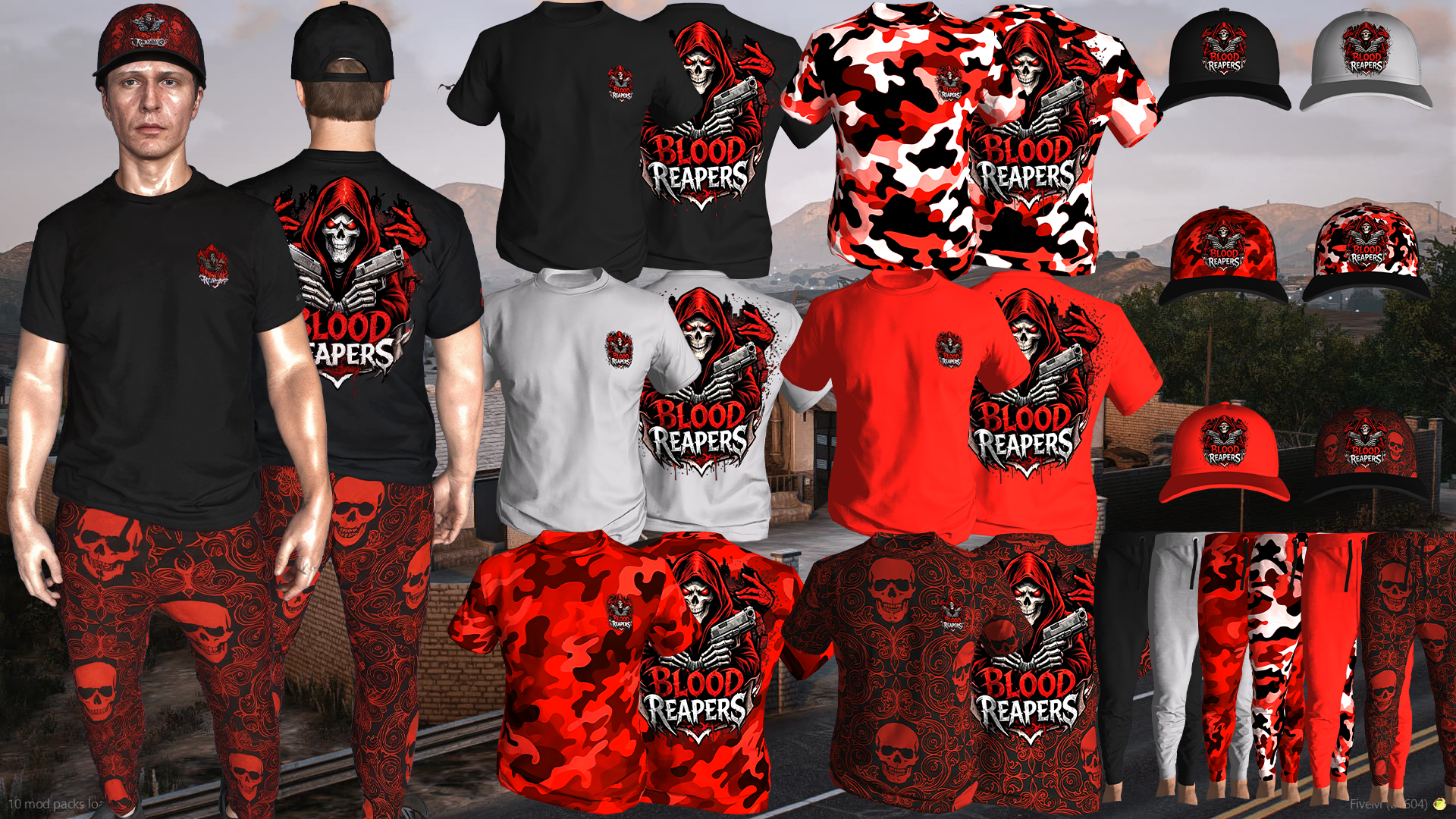 Blood Reapers Tshirts [Male and Female]