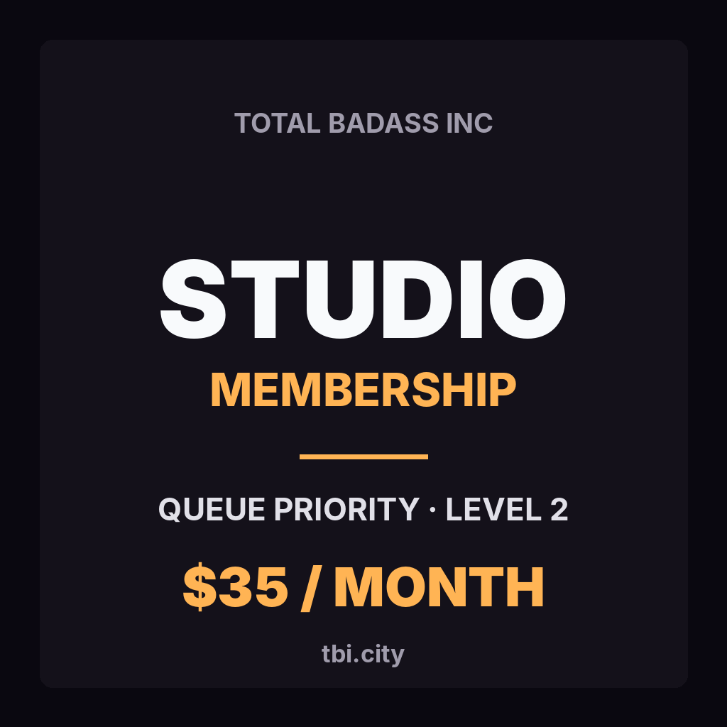 Studio Membership