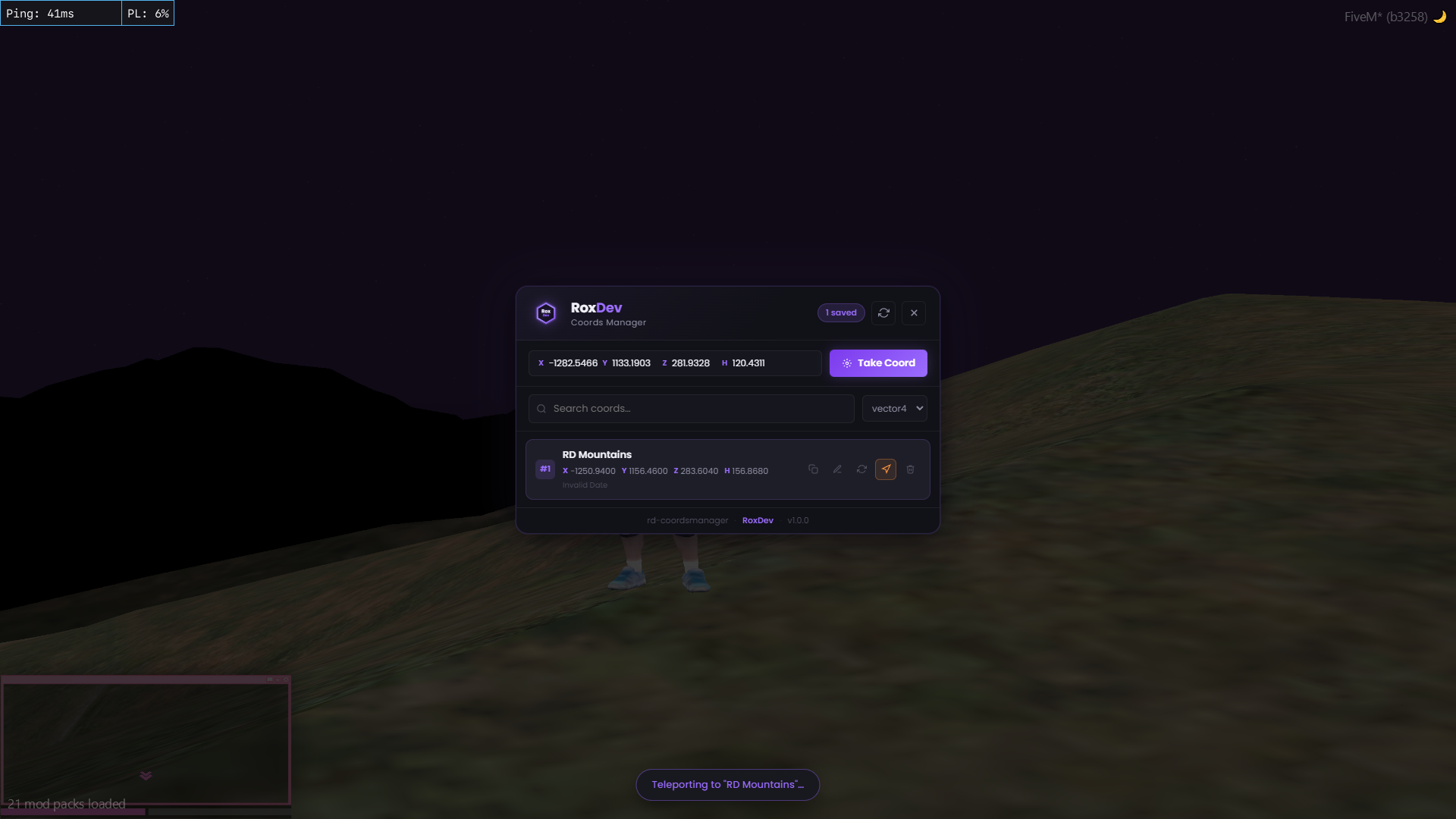 RD Coords Manager (Escrowed)