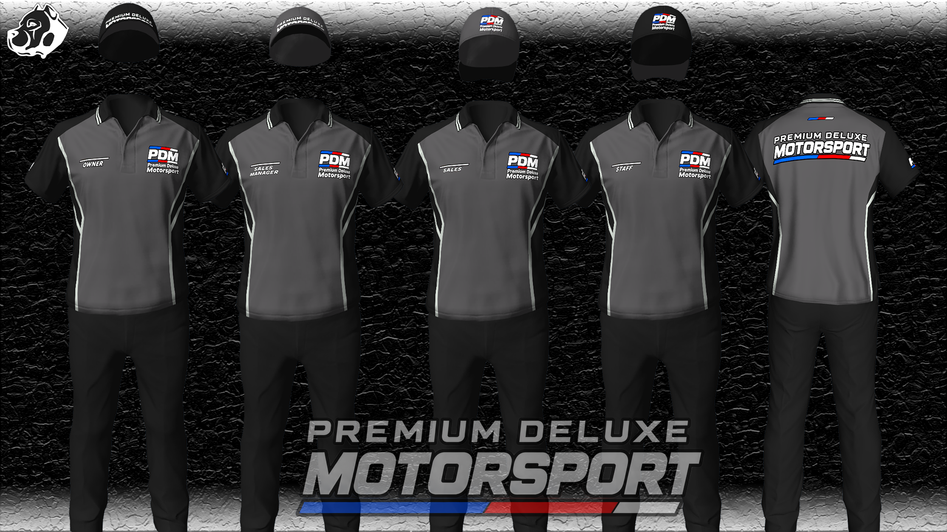 Premium Deluxe Motorsport PDM Uniform | FiveM Clothing