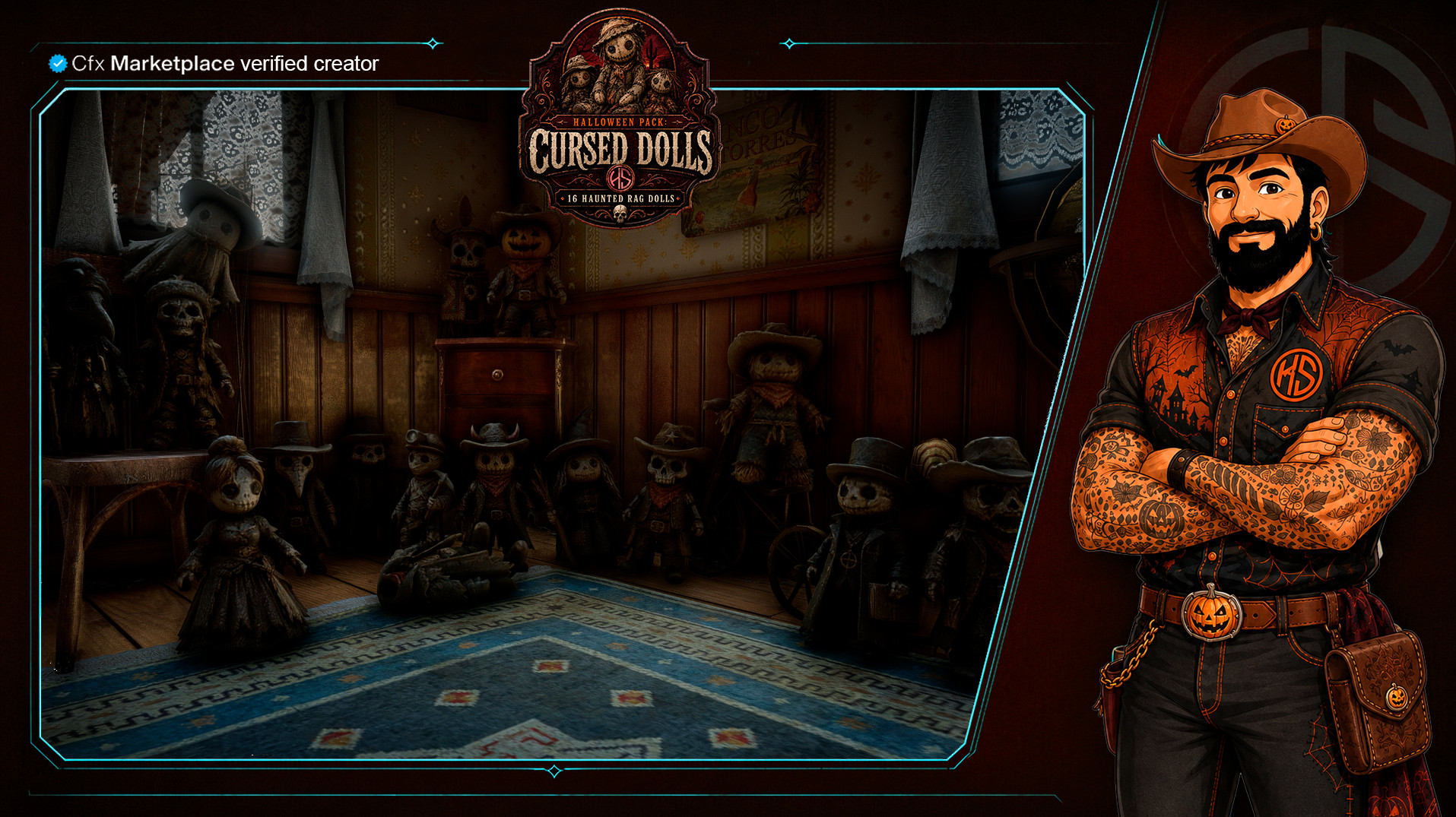 Halloween Cursed Dolls pack