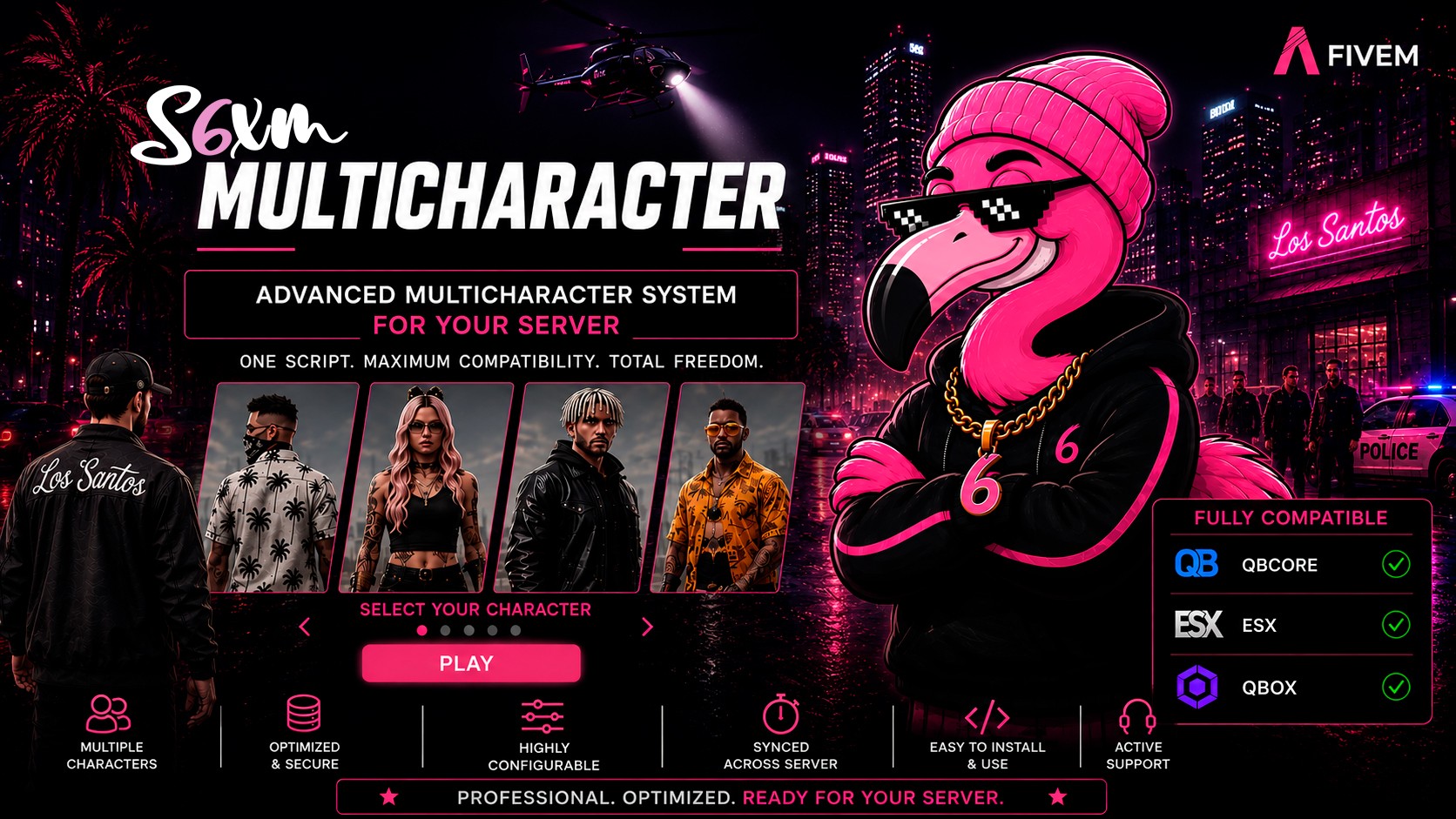 [QBCore | ESX | QBox] Multicharacter