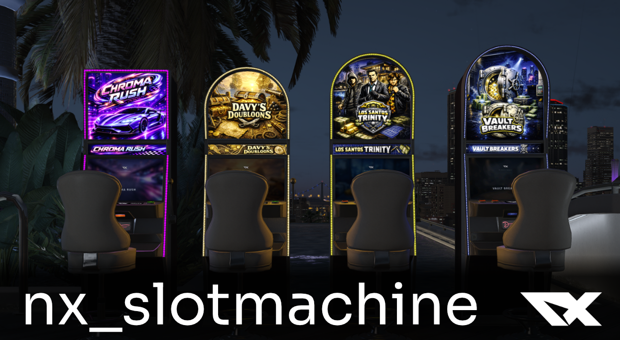 Slotmachine — FiveM casino slot machine script | NX Creative