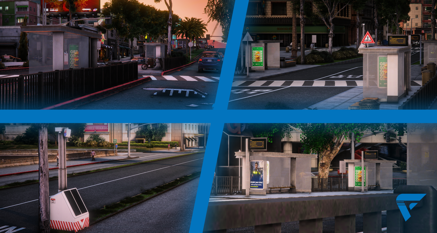 Bus Lanes - 4 Locations