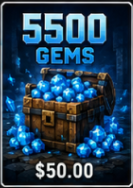 5500 Gems Package