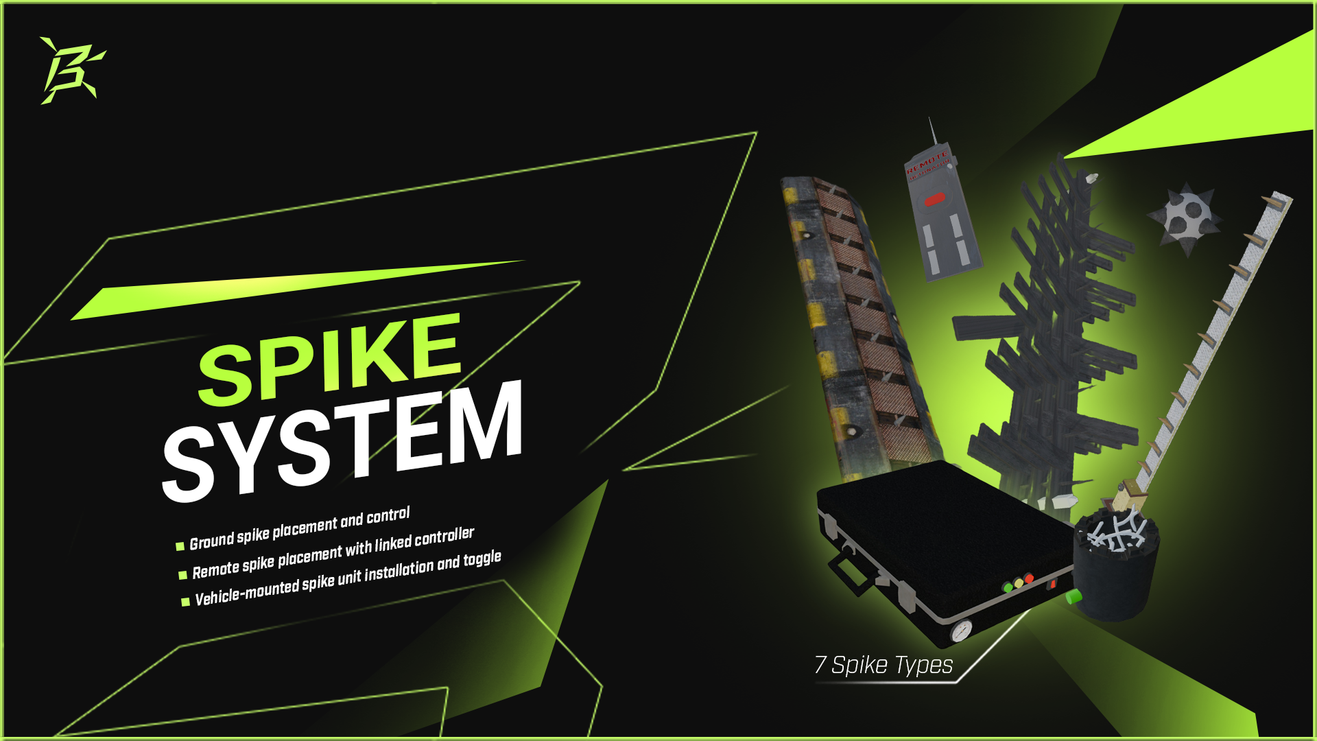 BBS Spike System (7 Spike Types)