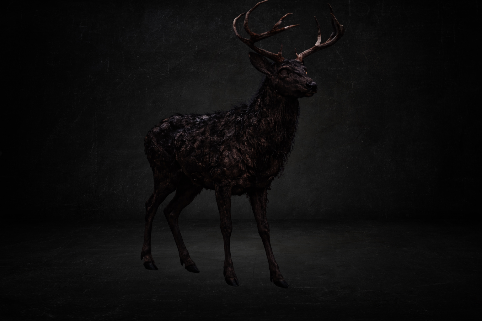 Cerf sombre (Monture 2 places ) ( survie )