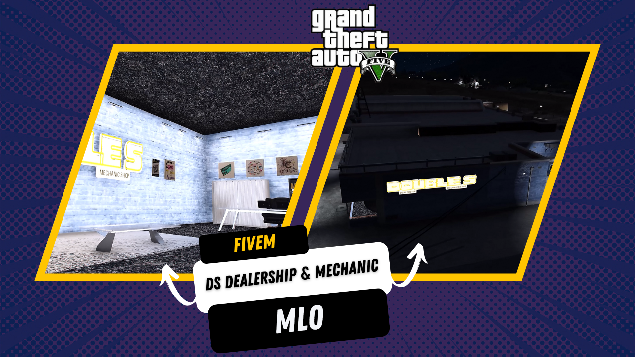 [MLO] 🚘 DOUBLE S DEALERSHIP || Dealership & mechanic shop map by RPM ||