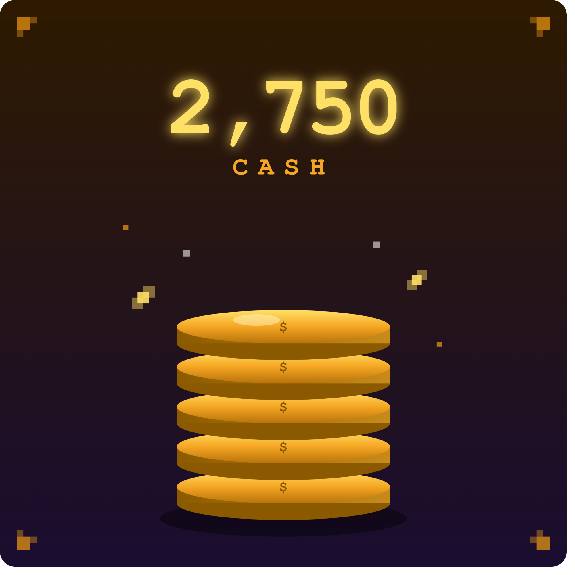 2,750 Cash