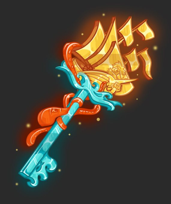 4x Towny God Key