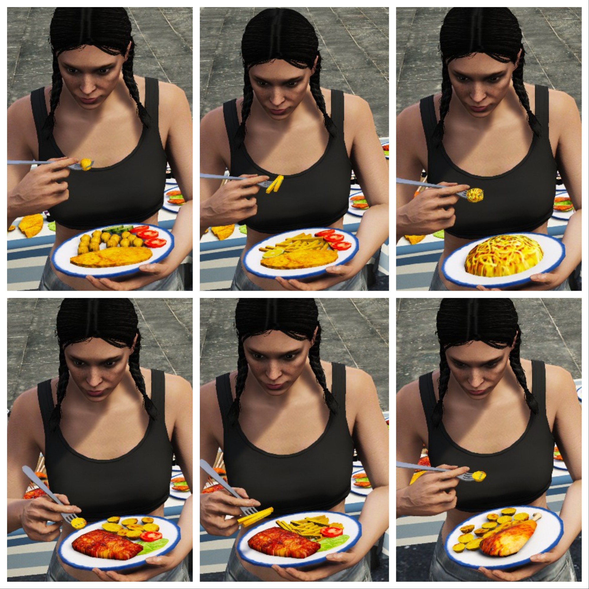 Restaurant food