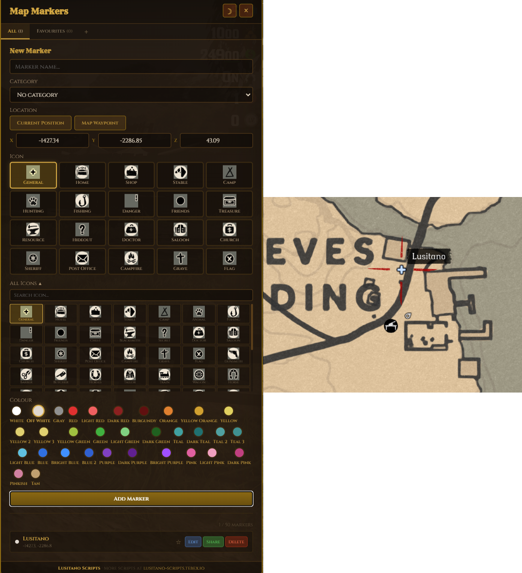 [RELEASE][FREE] LS Blips — Personal Map Markers with categories, favourites & sharing (RedM / VORP)