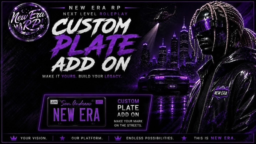 Custom Plate Add On