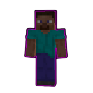 Dark Purple Outline Effect