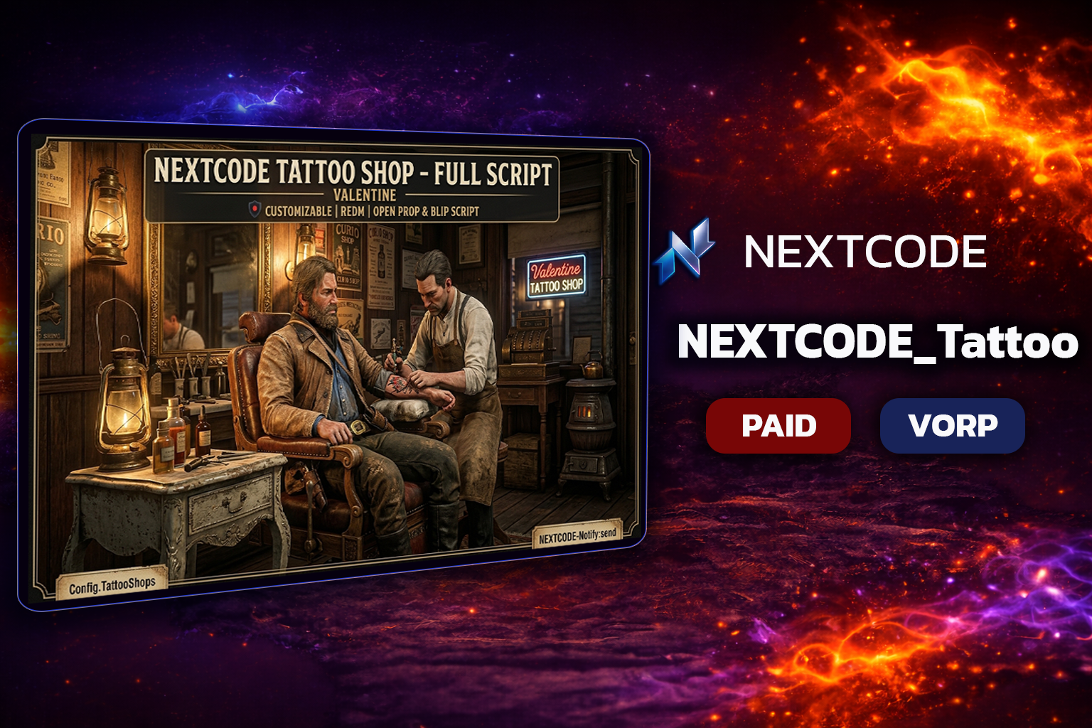 NEXTCODE - TATTOO SHOP (VORP CORE)