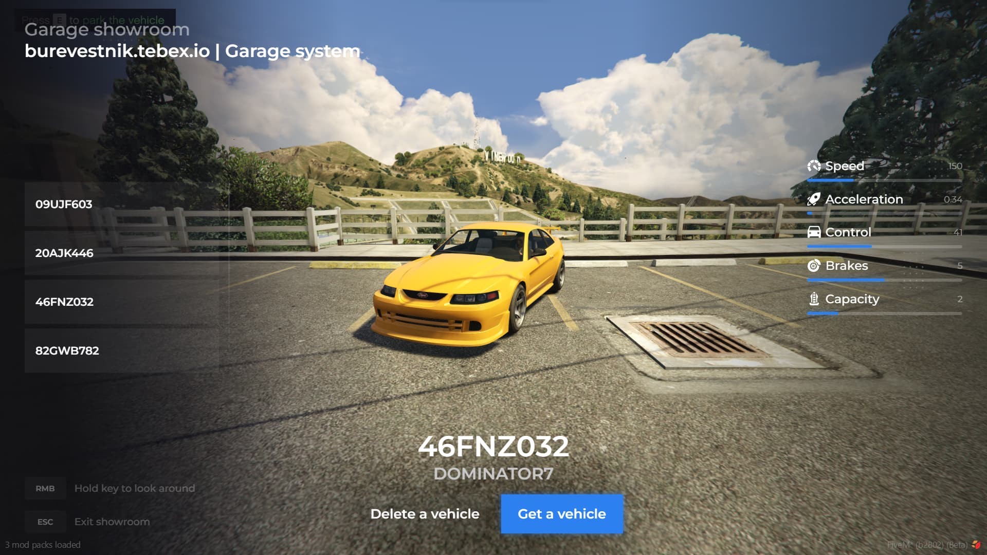 [Garage system]esx qbcore standalone {OPEN}