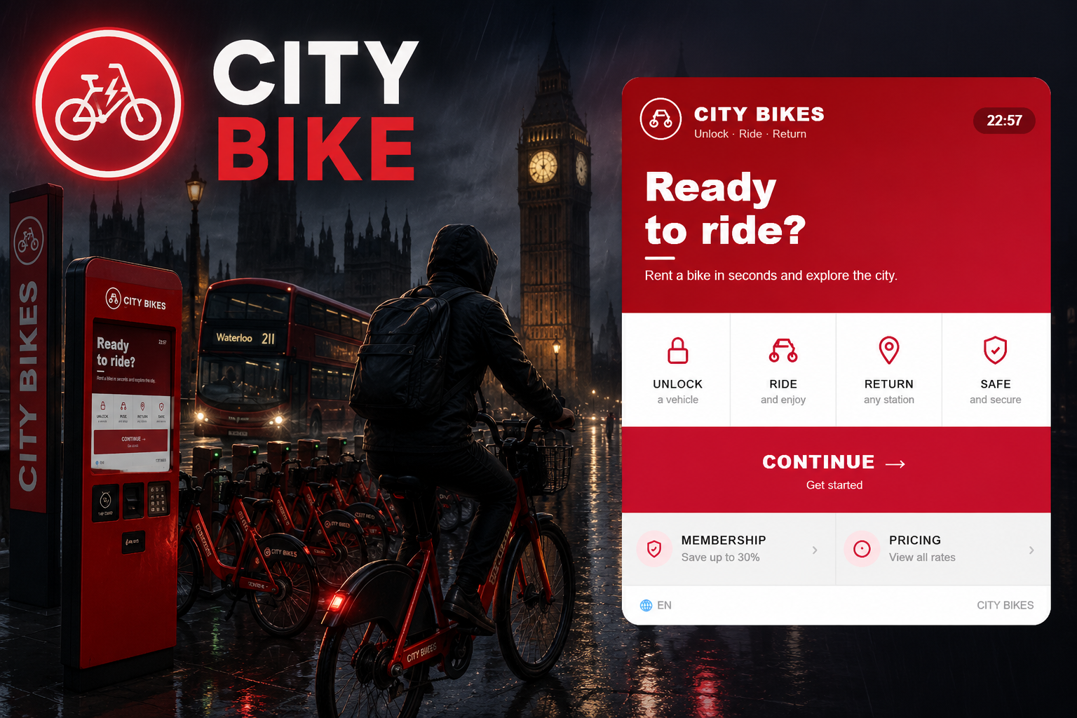 City Bikes — Premium Bike & Scooter Rental System