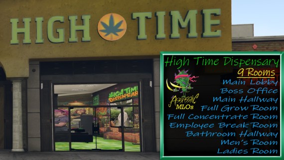 🌿 High Time Dispensary MLO  - 9 ROOMS 🌿