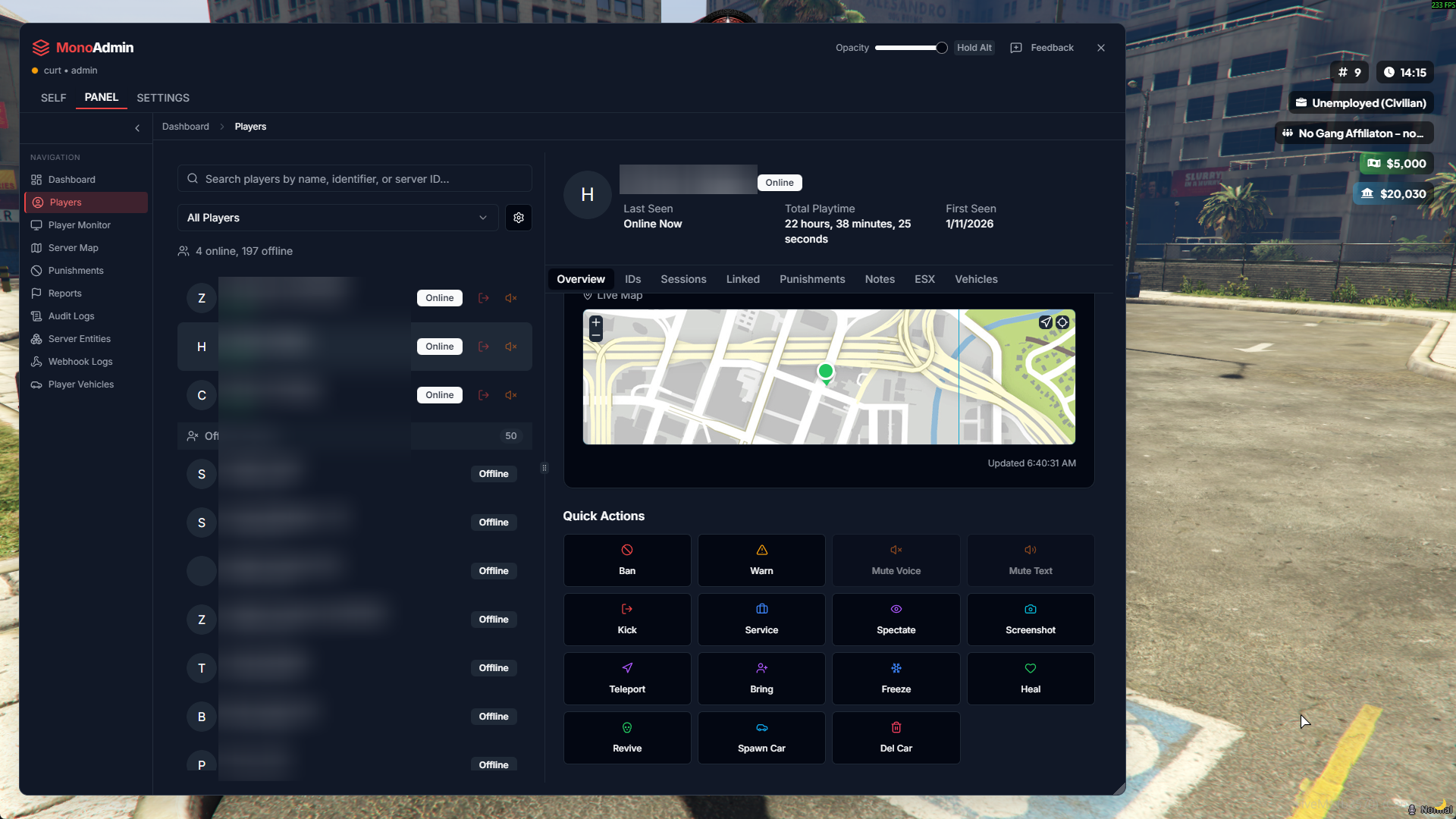 [ESX/QBox/Standalone] Free - monoAdmin