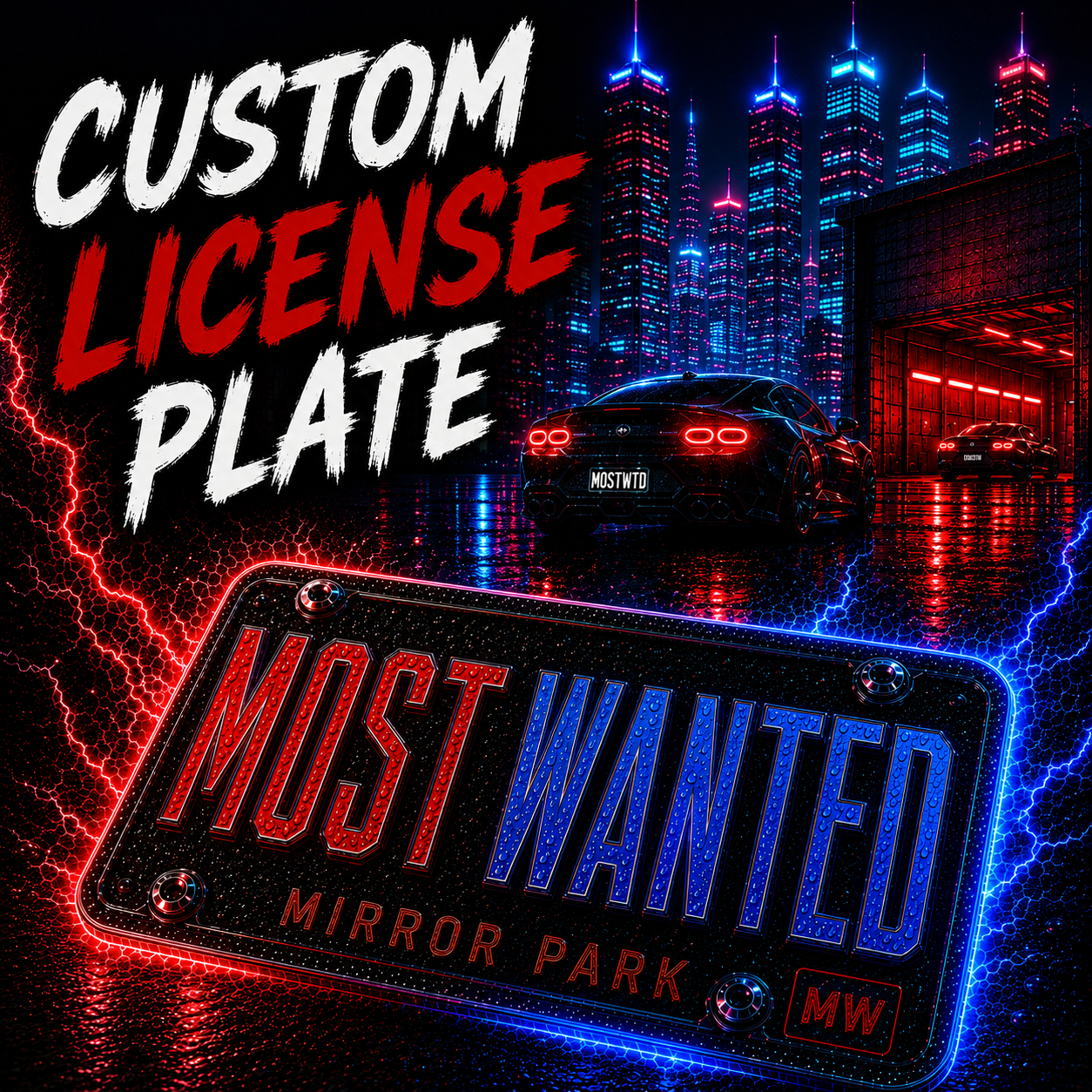 Custom License Plate