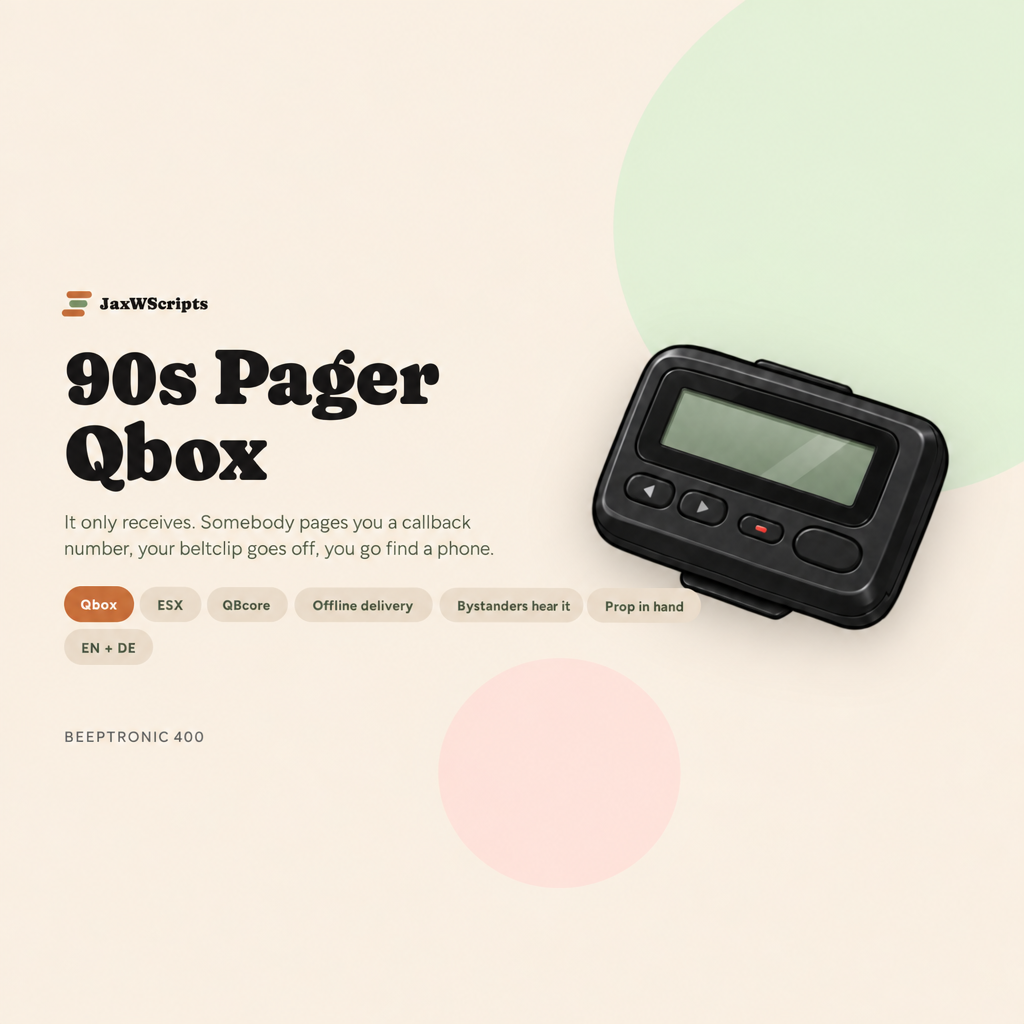 Pager & Prop