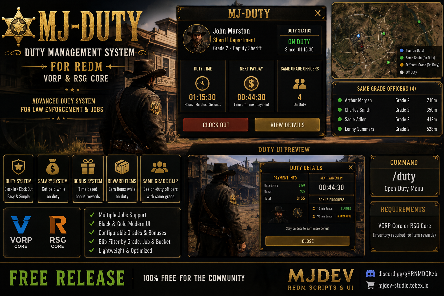 FREE MJ-Duty