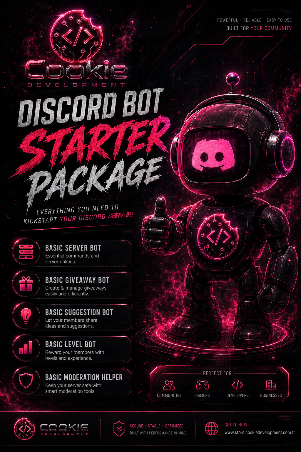 Discord Bot Starter Package — Information Only