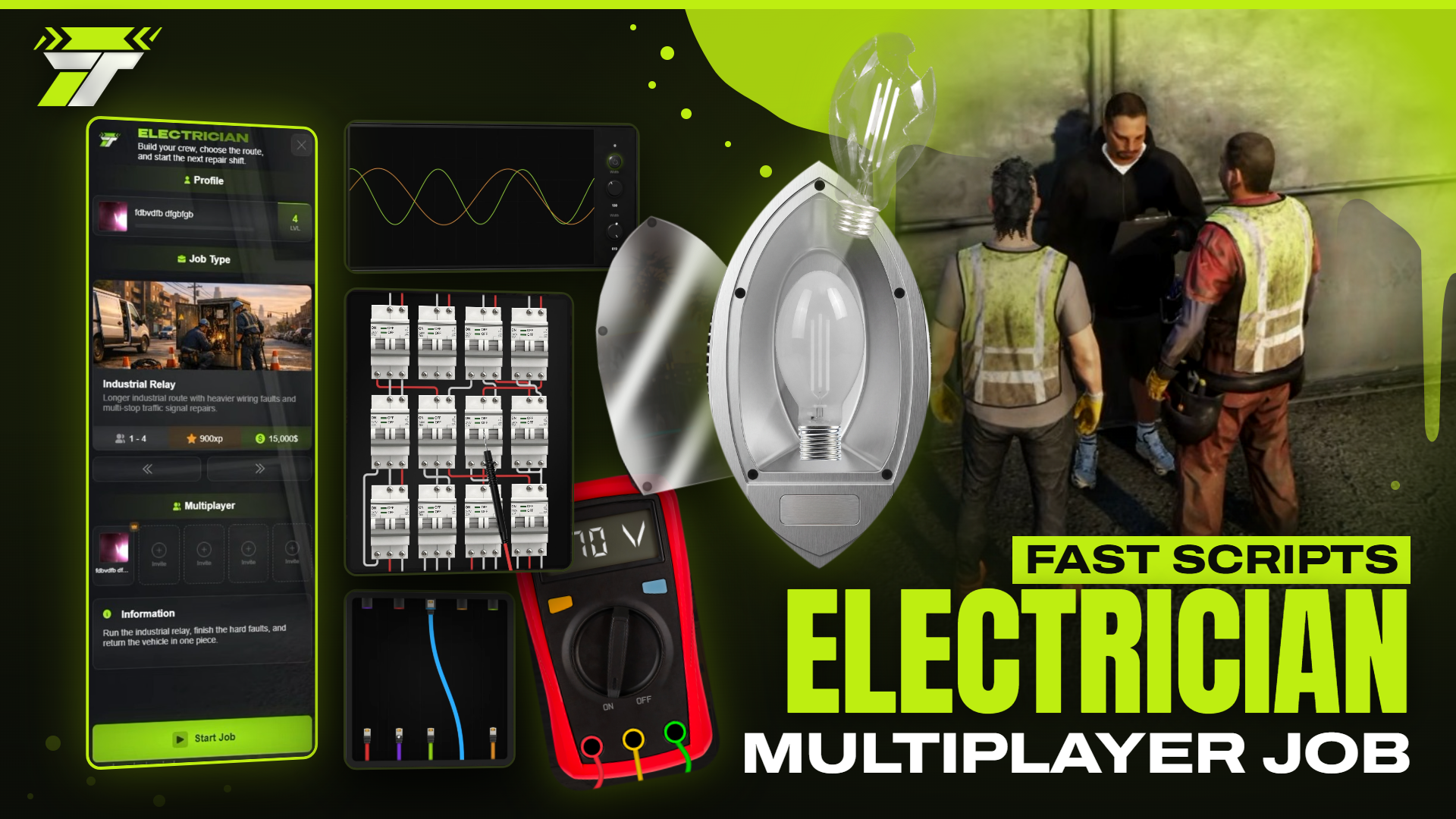 Multiplayer Electric Job