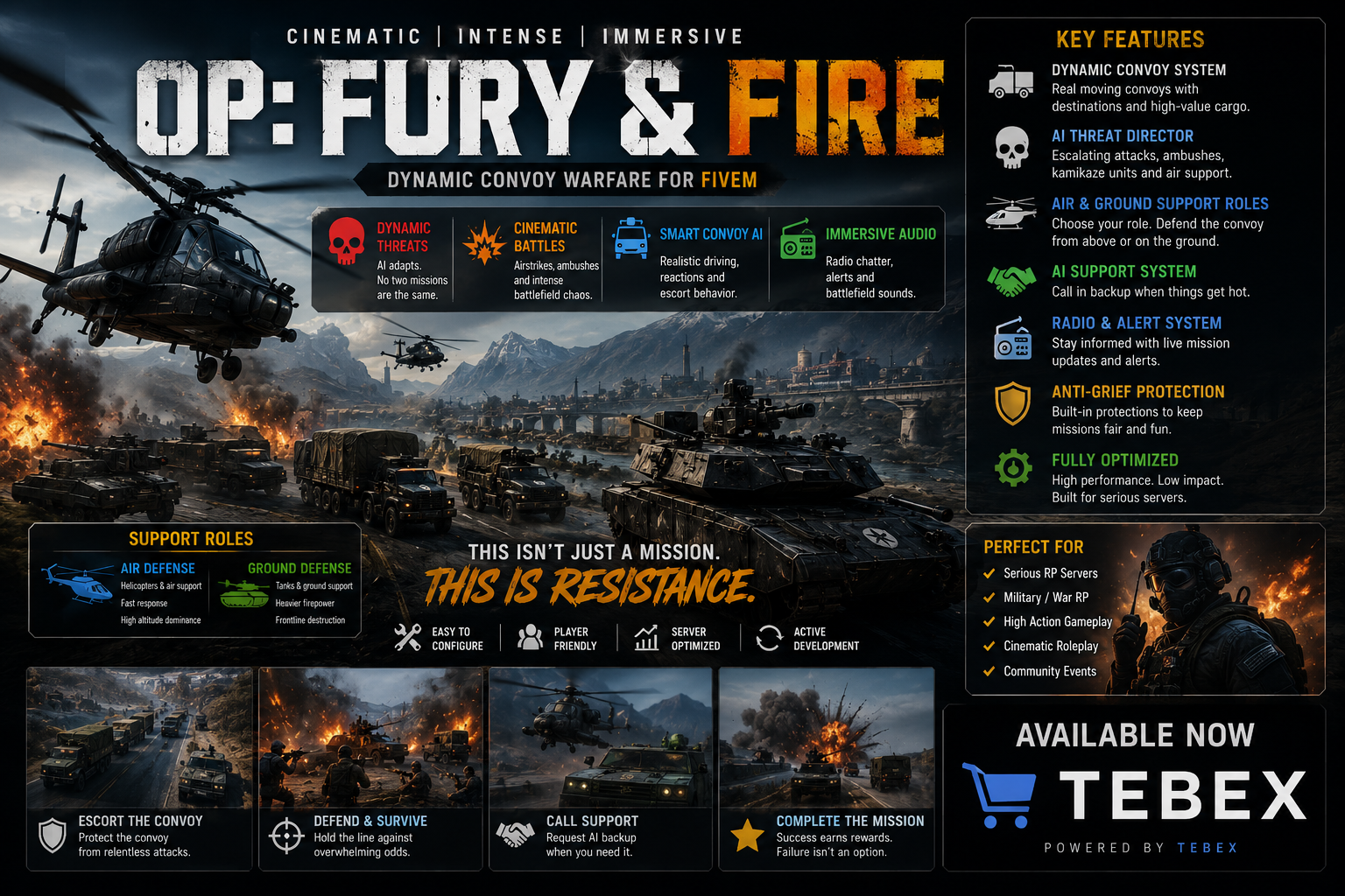 rs-opfuryandfire — Cinematic Convoy Warfare Event